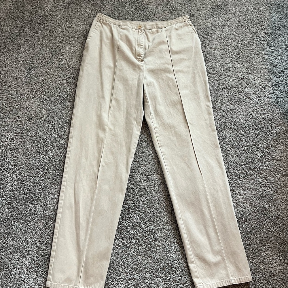 Ralph Lauren Women's Cream Trousers